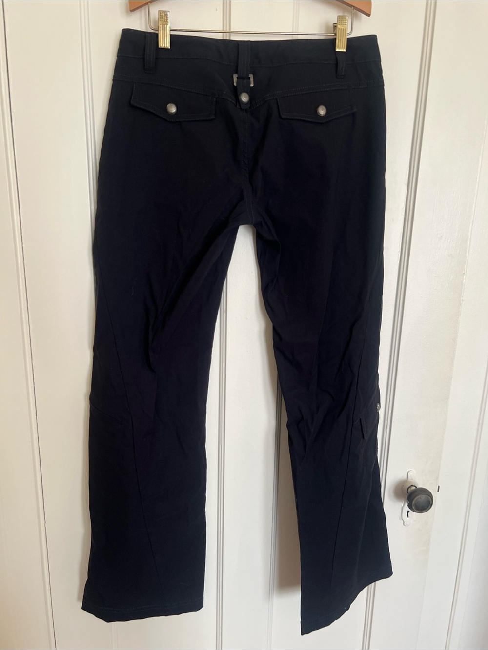 Athleta Black Wide-Leg Flare Pants - Picture 4 of 8